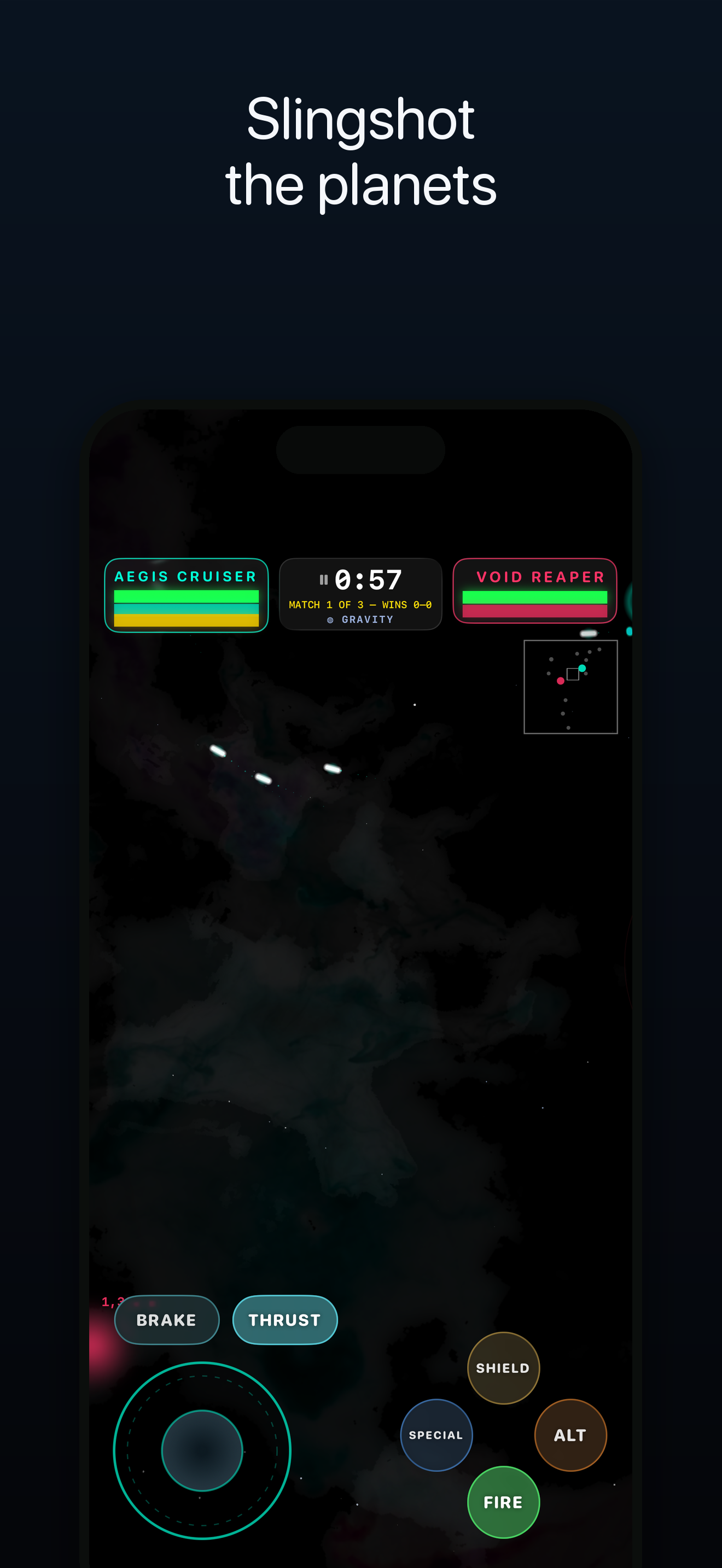 Aphelion — gravity mode slingshot