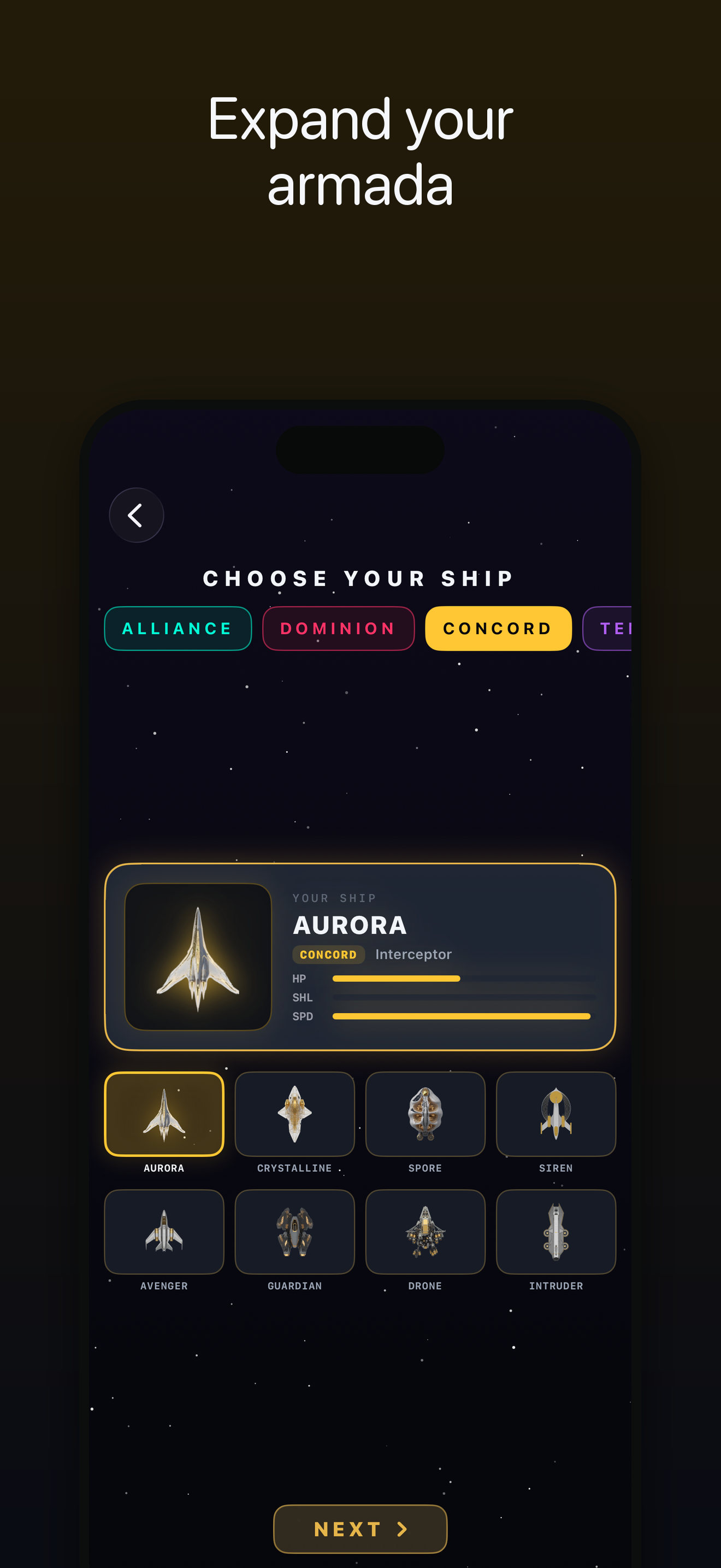 Aphelion — the Concord ship expansion pack